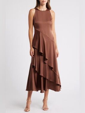 Parker The Angie Layered Ruffle Maxi Dress